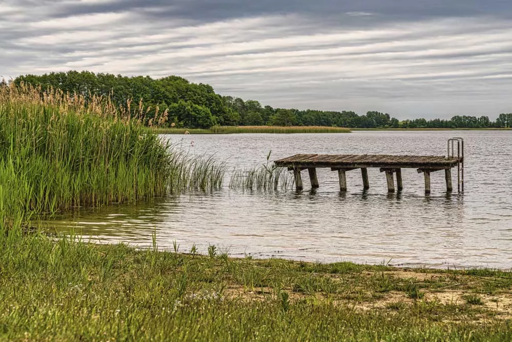 Steg am Großen Stadtsee von Penzlin Steg am Großen Stadtsee von Penzlin