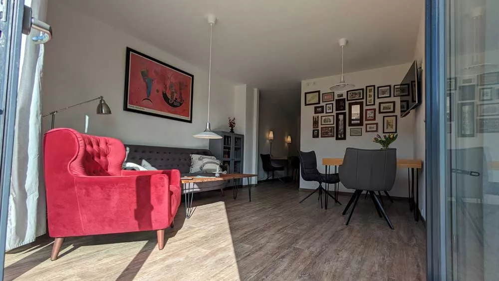 Ferienwohnung in Penzlin - Wohnbereich Ferienwohnung in Penzlin - Wohnbereich