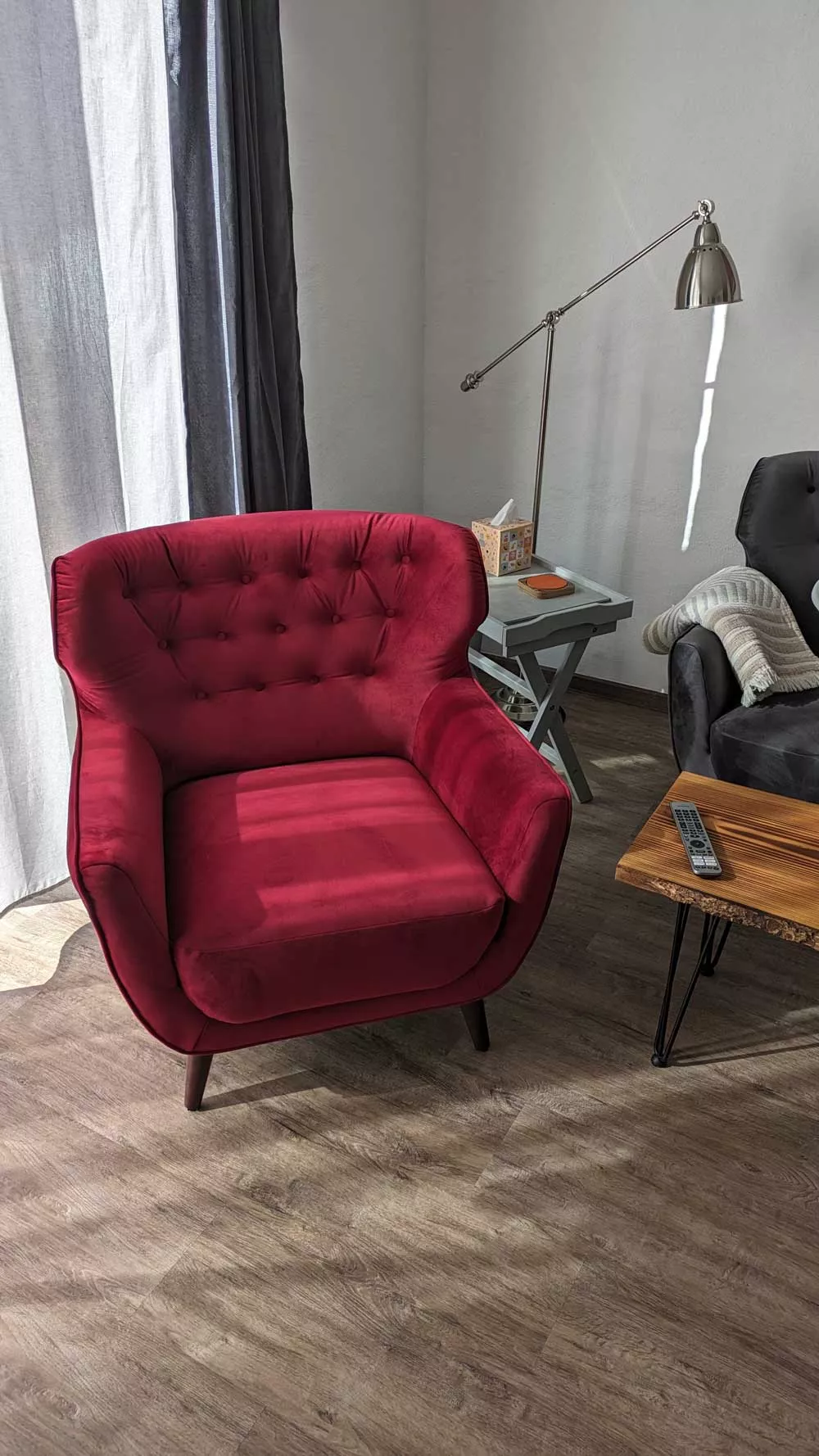 Ferienwohnung im Kontor Penzlin - Lesesessel Ferienwohnung im Kontor Penzlin - Lesesessel