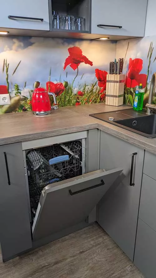 Ferienwohnung im Kontor Penzlin - Spülmaschine Ferienwohnung im Kontor Penzlin - Spülmaschine